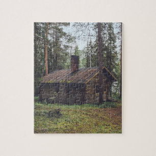 LOG CABIN PUZZLES PUSSEL