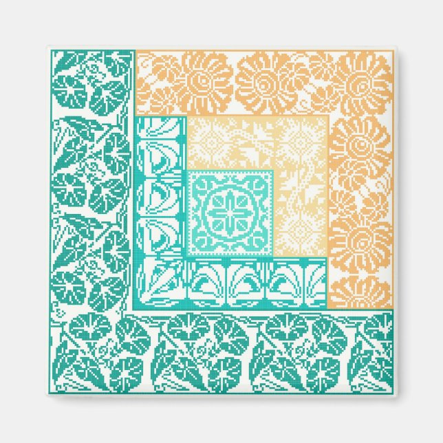 Log Cabin Summer Magnet (Framsidan)