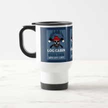 Log Cabin Tiber Ram Builder Coffee Mugg