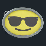 log med Sunglasses Emoji Bälte Buckle<br><div class="desc">log med Sunglasses Emoji Bälte Buckle</div>