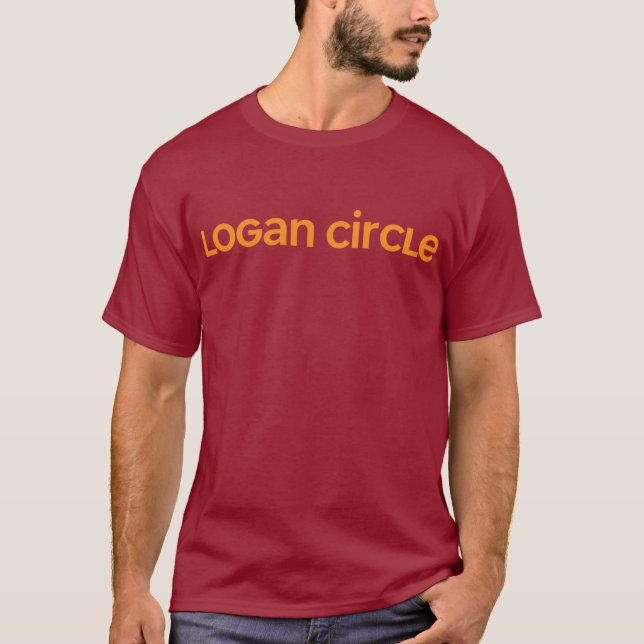 Logan cirklar tee shirt (Framsida)