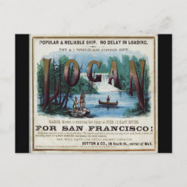 Logan Clipper Sailing Vykort