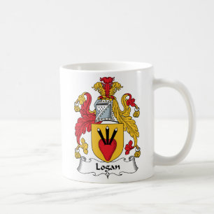Logan familjvapensköld kaffemugg