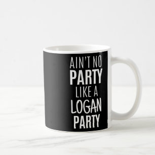 Logan Funny Personlig Namn Party Birthday Chris Kaffemugg