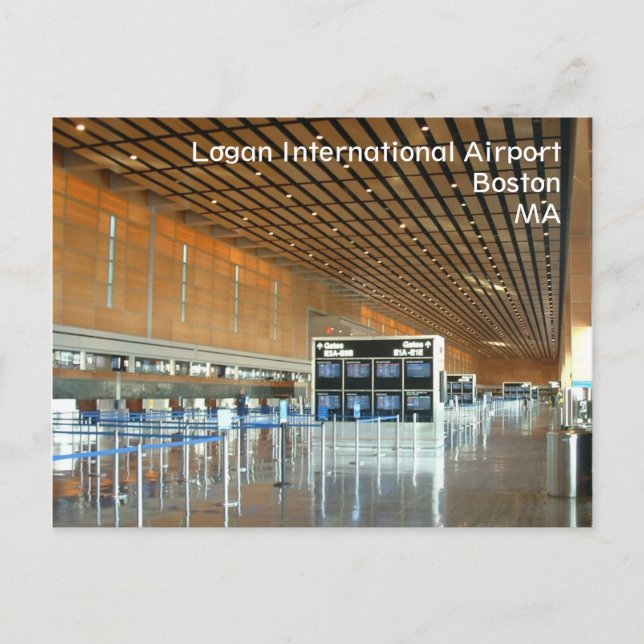 Logan Internationell flygplats Vykort (Framsida)
