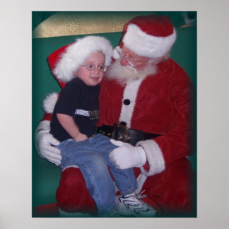 logan och Santa Poster