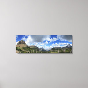 Logan Pass Panorama - Glacier National Park Canvastryck