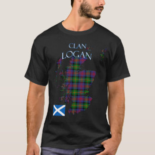 Logan Scottish Klan Tartan Scotland T Shirt
