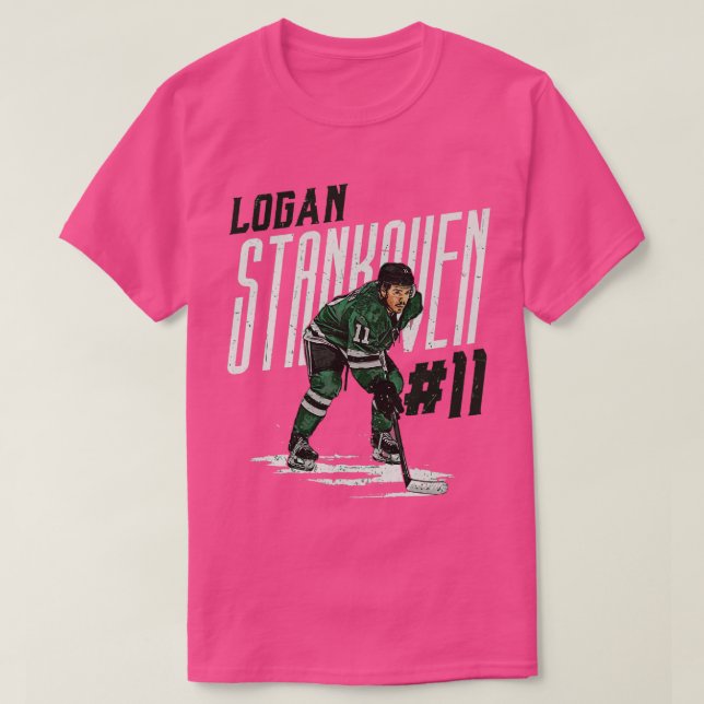Logan Stankoven Dallas Player Namn TShirt 1 T Shirt (Design framsida)