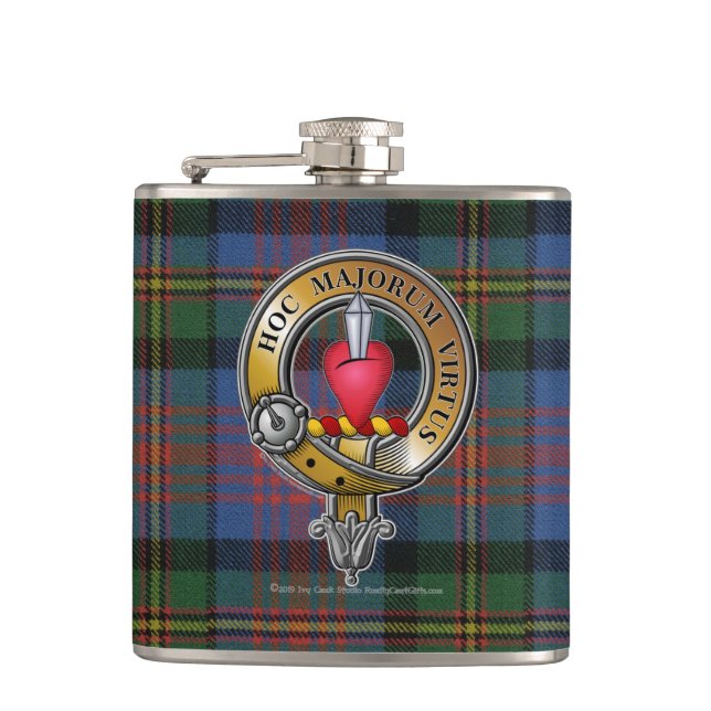 Logan Tartan &amp; Badge Fickplunta (Framsidan)