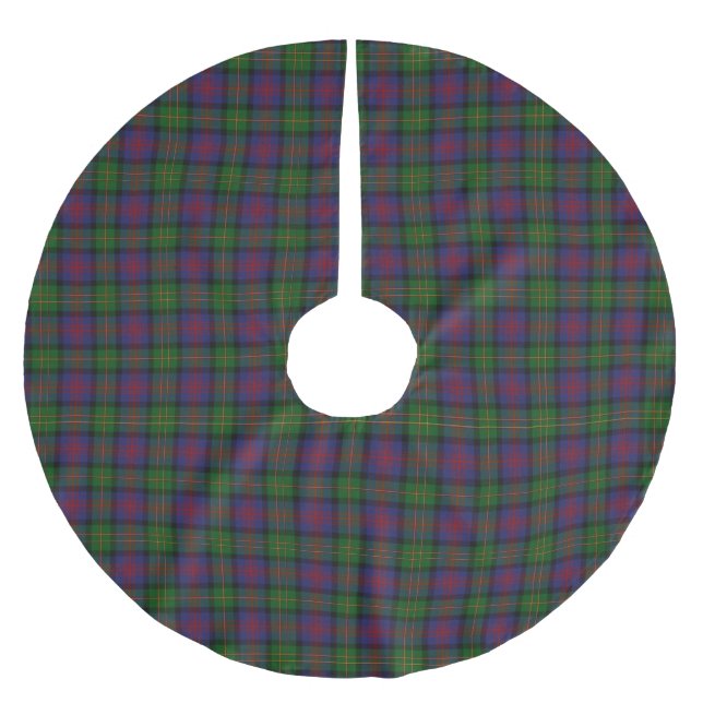 Logan Tartan Play Träd Skirt Julgransmatta Borstad Polyester (Framsidan)