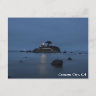 Logarhus Crescent City, CA Vykort