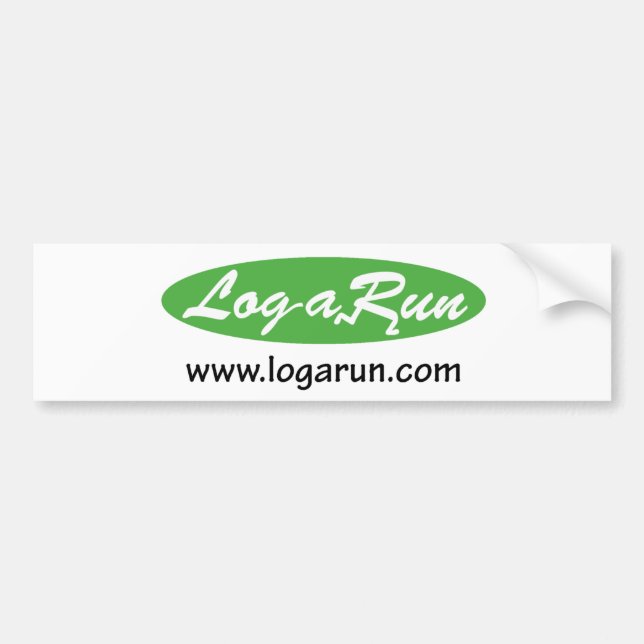 Logarun.com Bildäckslapp Bildekal (Framsidan)