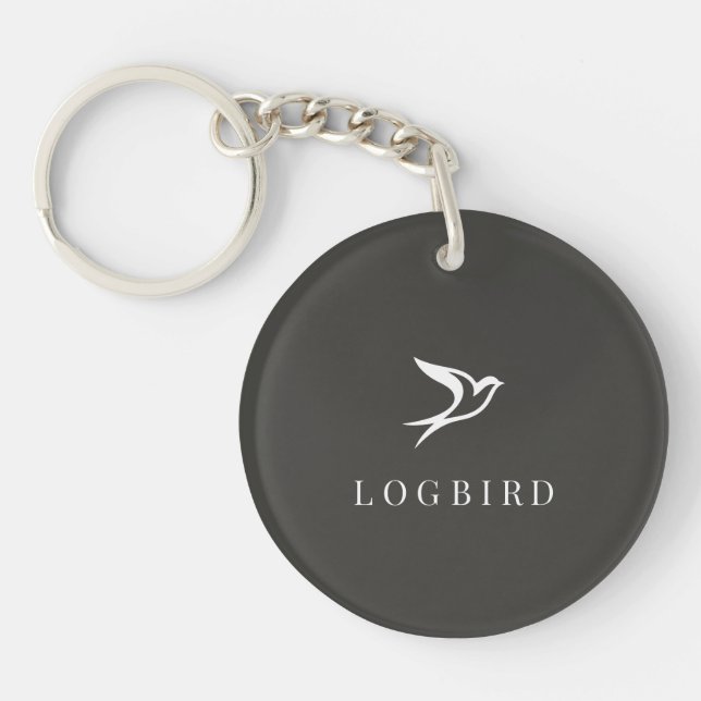LOGBIRD — Akrylnyckelring (Framsidan)