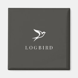 LOGBIRD — Fyrkantig Magnet