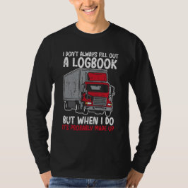 Logbook Humor T Shirt