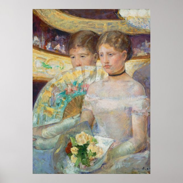 Loge, 1882 (olja på arbetsyta) poster (Framsidan)