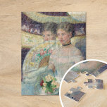 Loge | Mary Cassatt Pussel<br><div class="desc">Loge (1882) av den amerikanske konstnären Mary Cassatt. Den ursprungliga bran biet är en oljemålning på en duk som skildrar två eleganter unga kvinnor på teatern. Använda verktygen för att lägga till anpassningsbar eller anpassa bilden.</div>