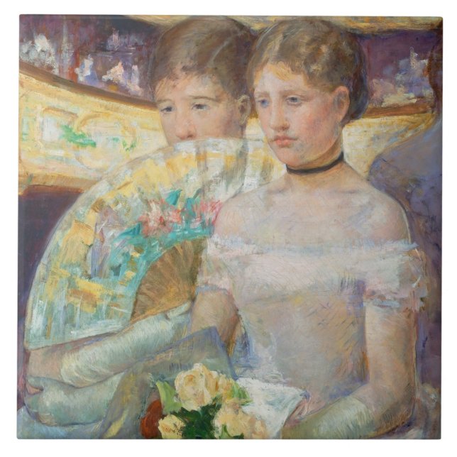 Logen, 1882 (olja på kanfas) kakelplatta (Framsidan)