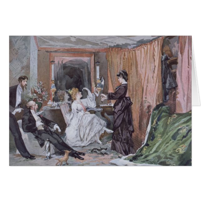 Logen av Hortense Schneider Hälsningskort (Framsidan Horizontal)