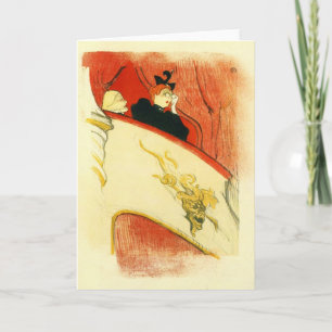 Logen med en guldmas vid Toulouse-Lautrec Kort