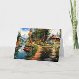 Logga in i Skogen Tack Kort