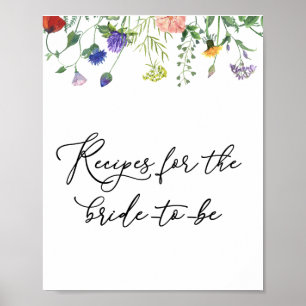 Logga in- och citattecken för Wildblomma och Buzzi Poster