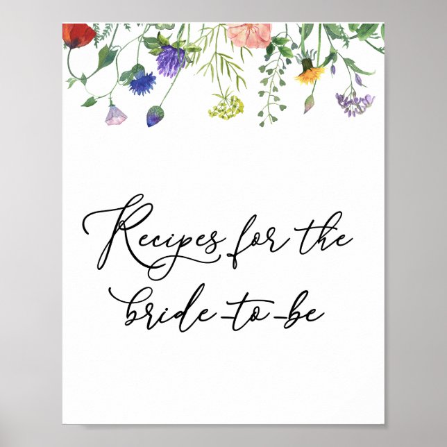 Logga in- och citattecken för Wildblomma och Buzzi Poster (Framsidan)