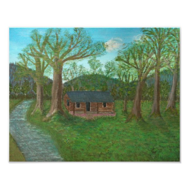 Logga in och Träd Fototryck (Framsidan)