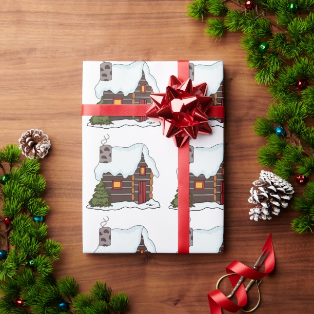 Logga in på vinter presentpapper (Julgåva)