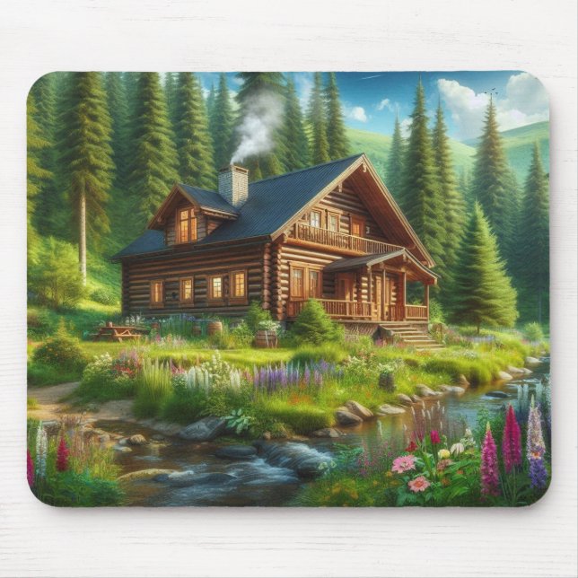 Logga in, strömma och blommor i Skogen Musmatta (Framsidan)