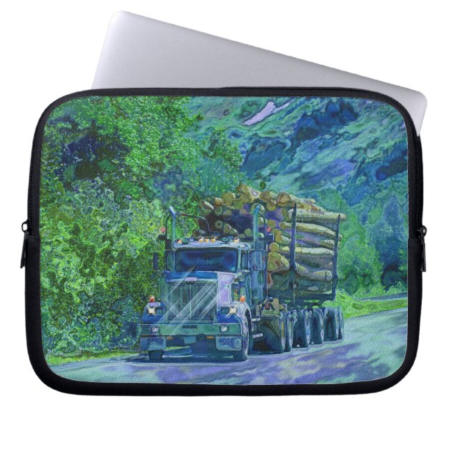 Logga lastbilsförare Artylaptop sleeve (Framsidan)