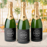 Logga | Minimalistisk affärsverksamhet<br><div class="desc">En vanlig svart affärsmodell i anpassningsbar i ett modernt minimalistiskt stil som lätt kan uppdateras med företagets logotyp och text. Om du behöver hjälp med att anpassa den här produkten kontaktar du mig med hjälp av meddelandeknappen nedan så hjälper jag lycklig.</div>