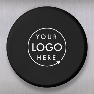 Logga Minimalistisk affärsverksamhet Magnet