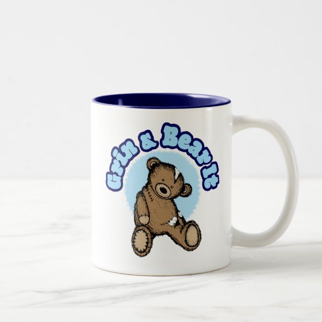 Logga och stå ut tvåtons kaffemugg (Höger)