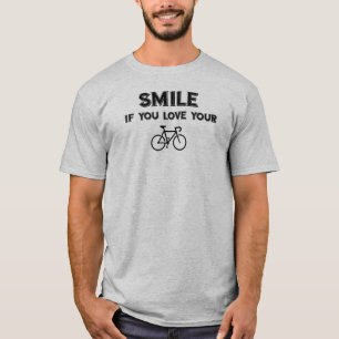 Logga om du älskar din cykel t shirt