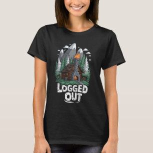 Logga ut från en fungerande logghållare Life Mount T Shirt