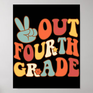 Logga ut från fjärde Klass-groovy förra dagen, sko Poster