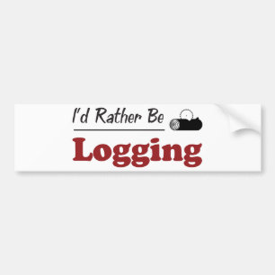 Loggar ganska bildekal