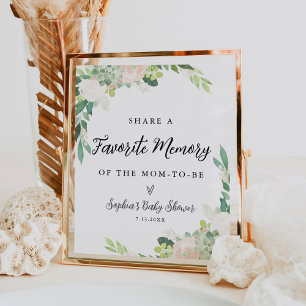 Loggbok för DEVON Favorite Memory Baby Shower Poster