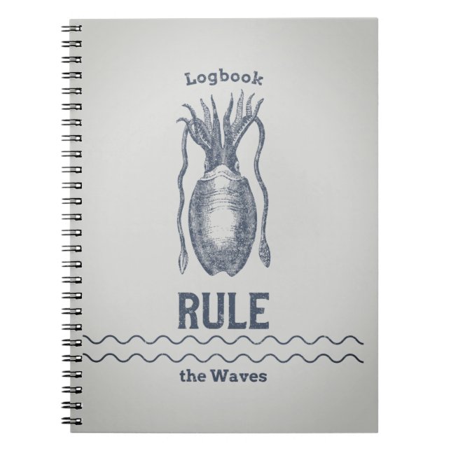 Loggbok, kommendörens logg anteckningsbok (Framsidan)