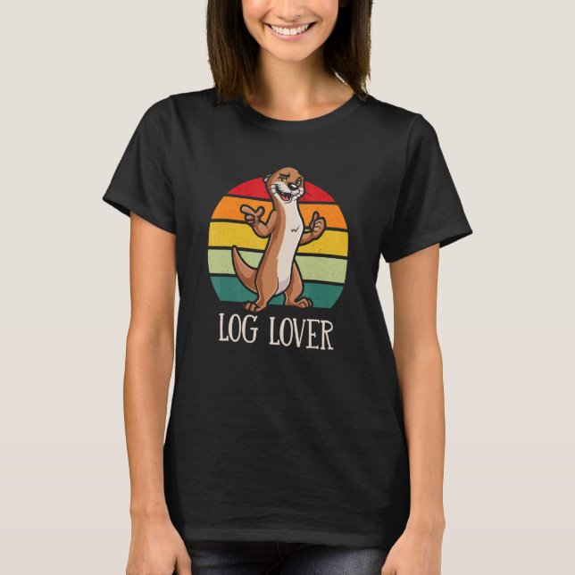 Loggdjur utanför havskräfta t shirt (Framsida)