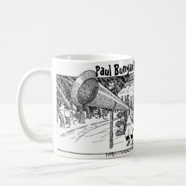 "Logger Breakfast, Paul Bunyan stil" Kaffemugg