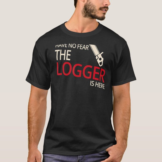 Logger Estimmer Arborist Logger Träd Trimmer T Shirt (Framsida)