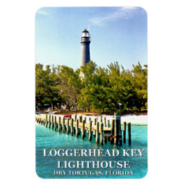 Loggerhead Nyckel fyr, Tortugas Florida Magnet