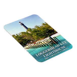 Loggerhead Nyckel fyr, Tortugas Florida Magnet