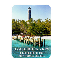 Loggerhead Nyckel fyr, Tortugas Florida Magnet