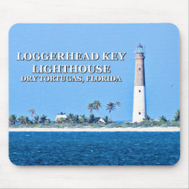 Loggerhead Nyckel Lighthouse, Florida Mousepad Musmatta