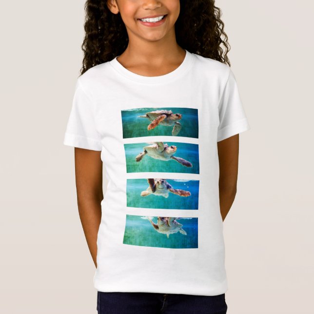 Loggerhead Sea Turtle Study Shirt Tröja (Framsida)