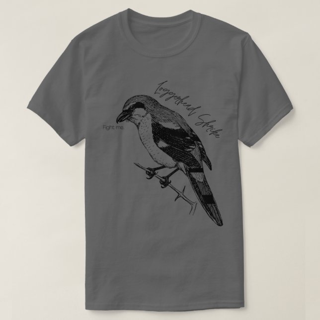 Loggerhead Shrike bird T Shirt (Design framsida)